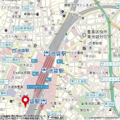 【地図】 | 日神パレステージ西池袋