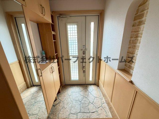 私部西4丁目戸建　賃貸の玄関|毎日通る玄関はこちらです