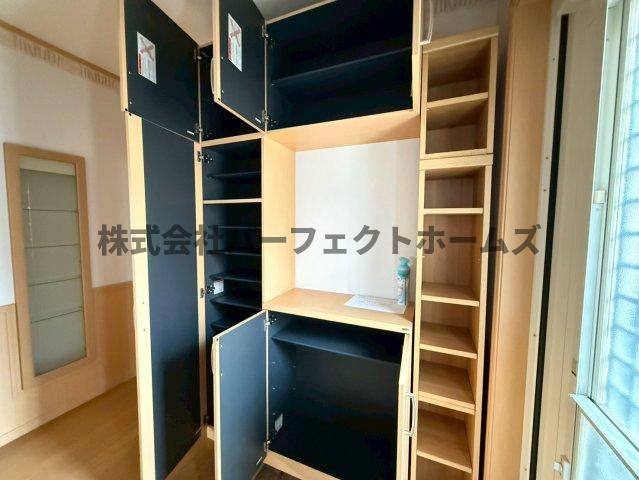 私部西4丁目戸建　賃貸の収納|十分な収納スペースがあります