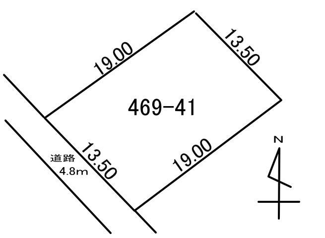 白老町北吉原469-41　土地