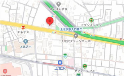 【地図】 | パレソレイユ上北沢