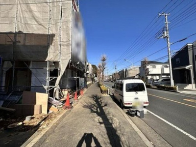 【前面道路含む現地写真】 | 立野3丁目/新築住宅全2棟　2号棟