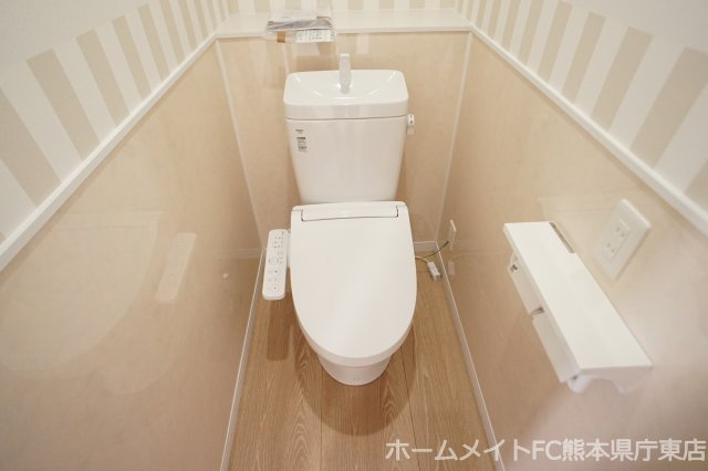 熊本市南区田井島３丁目の賃貸マンションのトイレ