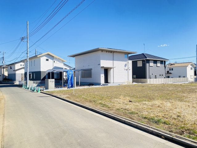 敷地面積８６坪　売地　川越市小堤の前面道路含む現地写真|前面道路：北側公道約4.0ｍ
