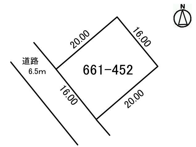 白老町北吉原661-452　土地