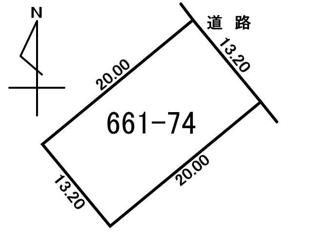 白老町北吉原　土地