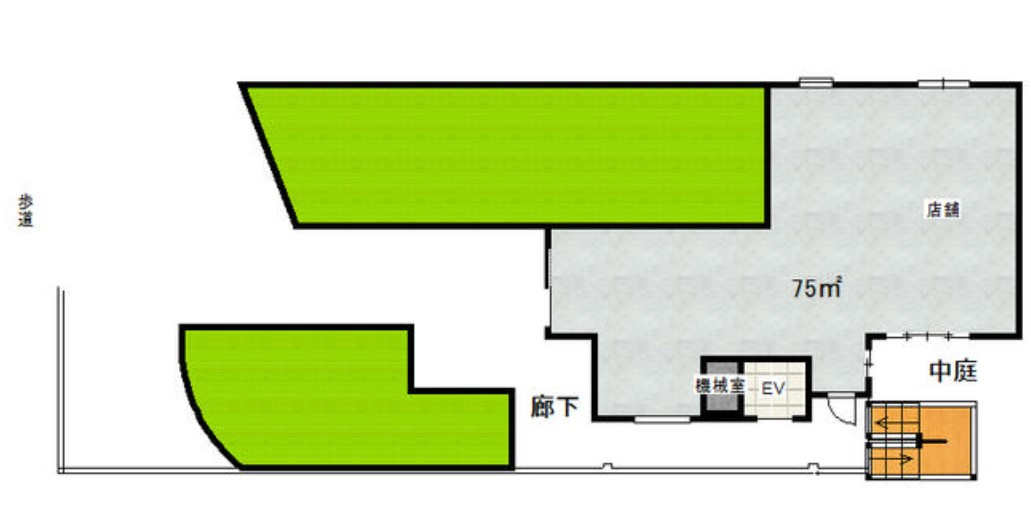 堺市中区土師町　貸店舗　[物件番号：223932] の間取り