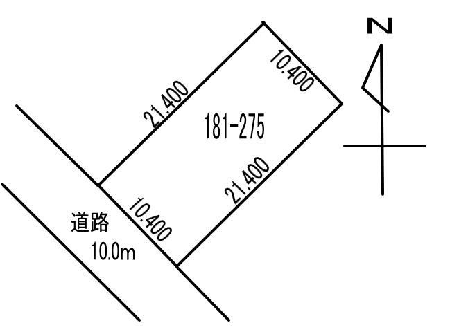 白老町竹浦181-275　土地