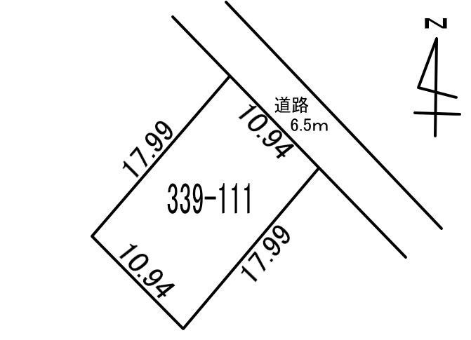 白老町萩野339-111　土地