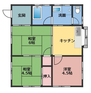 【間取り】 | 南台郡司住宅