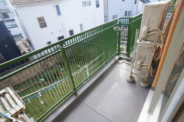 金岡マンションのバルコニー