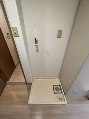 【設備】 | カーサあわじ | 室内洗濯機置き場です