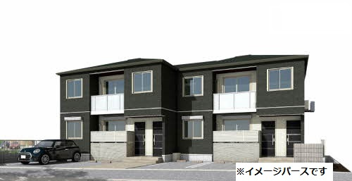 アンシャンテ大内の外観|イメージパース