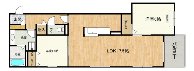 【間取り】 | ピケルーナ西宮北口