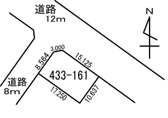 白老町萩野433-161　土地