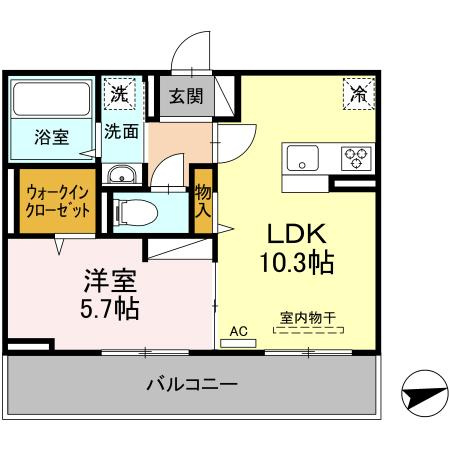 【間取り】 | ルーチェ道後
