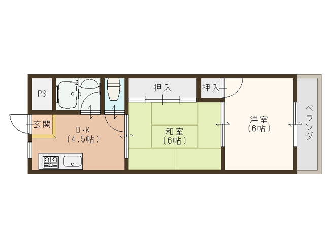 【間取り】 | クライスⅣ