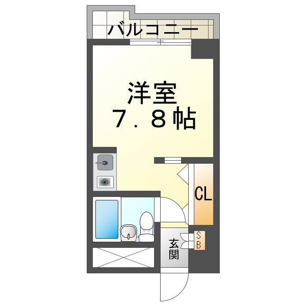 学が丘カレッジハイツの間取り