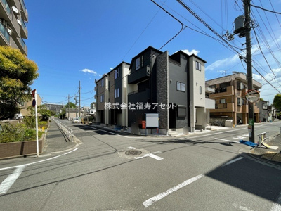 【前面道路含む現地写真】 | 《青砥駅 徒歩12分》葛飾区高砂1丁目　新築戸建て　全3棟