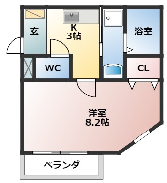 アレッタ長洲の間取り