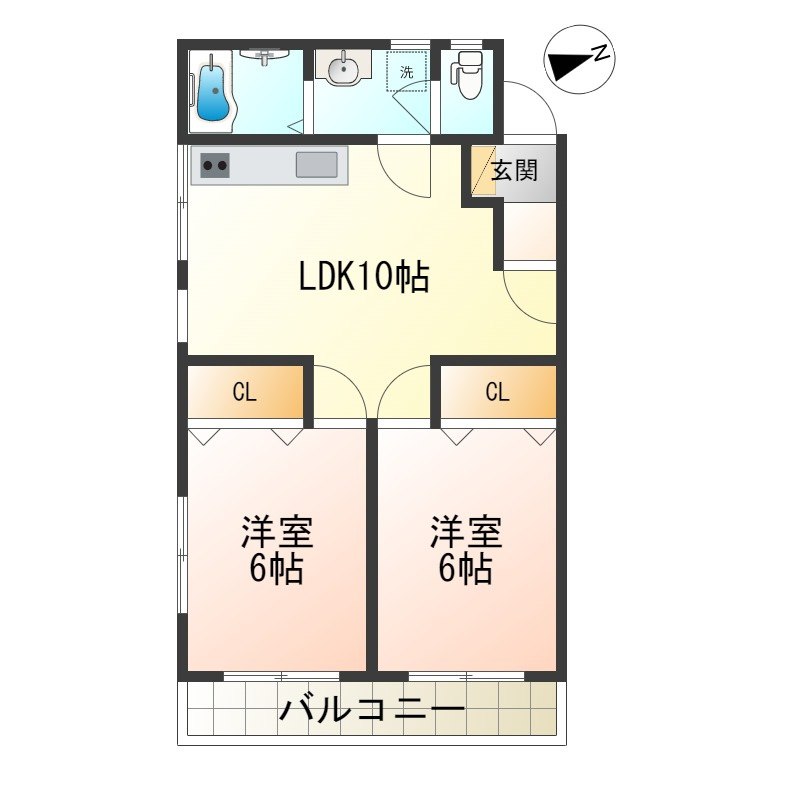 YMO旅篭町の間取り