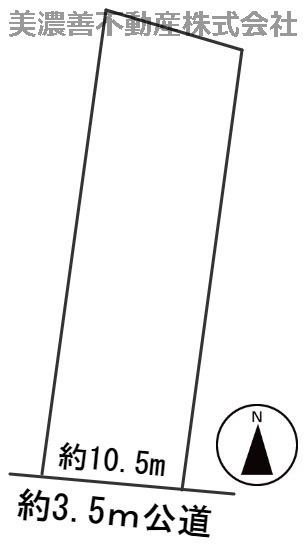 ５９４０２　各務原市上中屋町4丁目土地の区画図