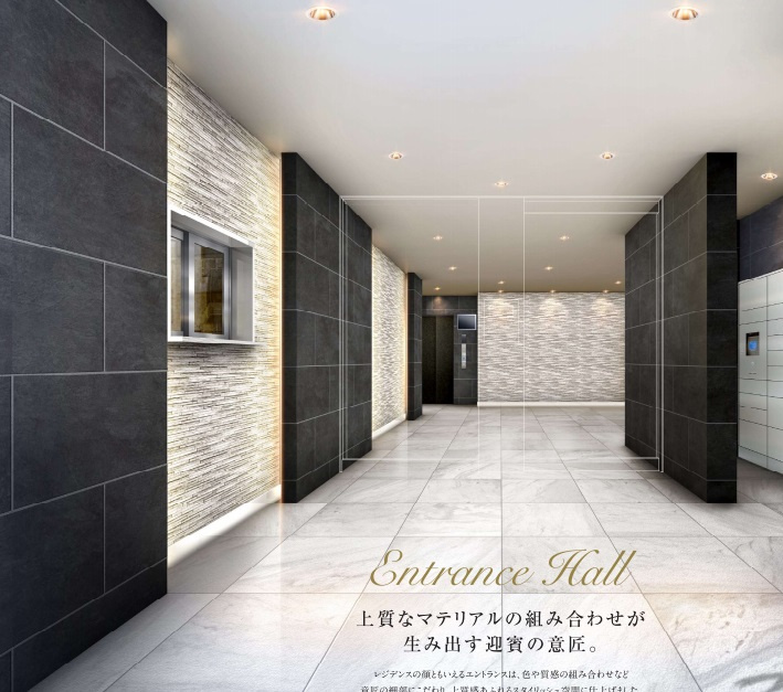 エスリード大阪ドームCERCAのエントランス