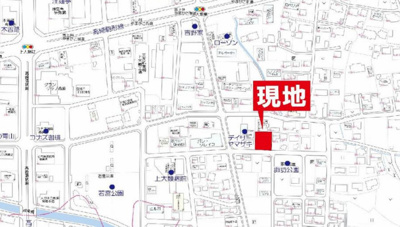 【地図】 | 高崎市上大類の土地区画1