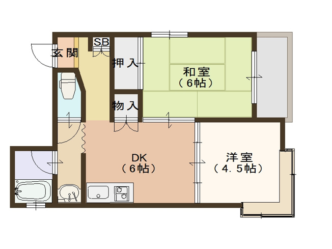 【間取り】 | トラスティ浜口