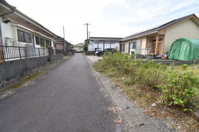【前面道路含む現地写真】 | 鹿屋市川西町　売地（全3筆）