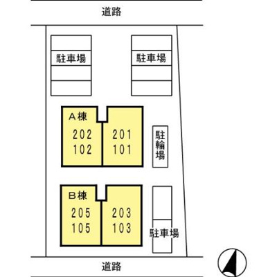 【区画図】 | ウィルモア藤光 A棟