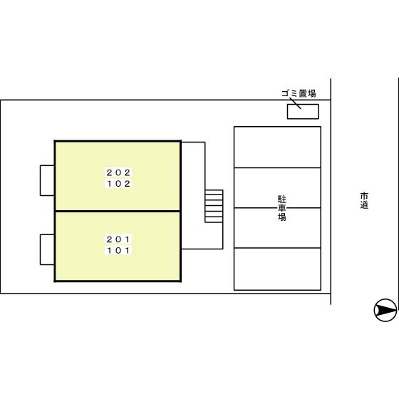 Ｎａｇｏｍｉの区画図
