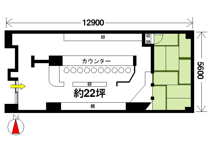 富士ハイツ筒井の間取り