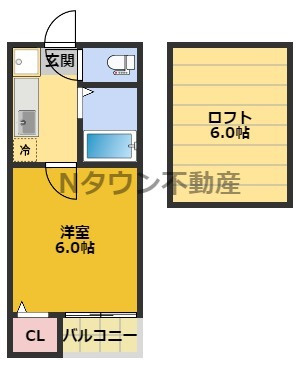 【間取り】 | LIBERTY COURT | 間取りです。