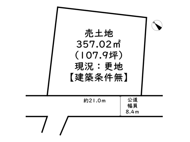 【土地図】 | 姫路市網干区新在家／売土地