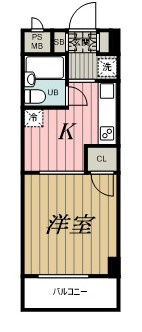 シャンボール第２千葉中央の間取り
