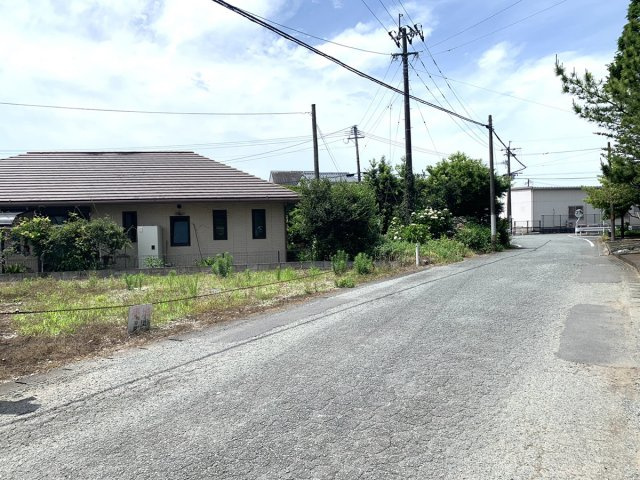 高島町土地の前面道路含む現地写真