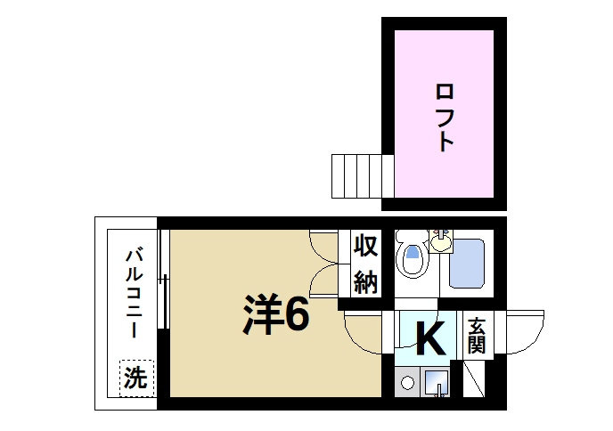 シティパレス西大寺Ｐ２の間取り|使いやすい間取りです