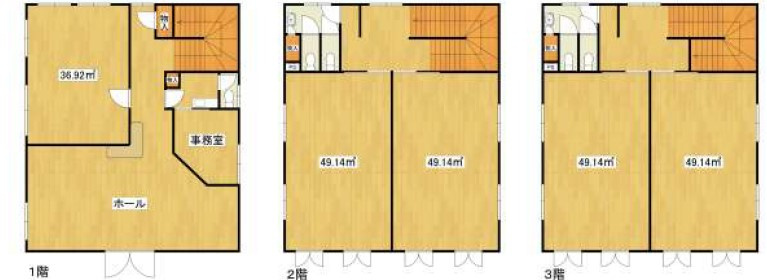 堺市中区深阪貸店舗 [物件番号：224705] の間取り