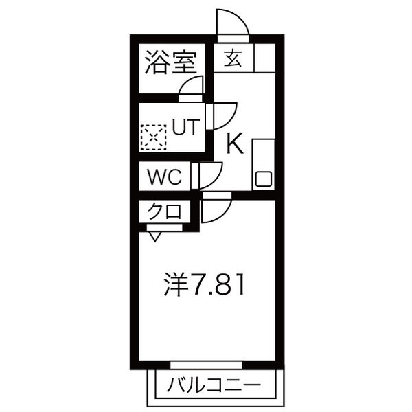グレイス豊明　　刈谷市近郊の賃貸はクラスホーム刈谷店の間取り