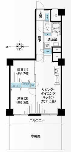 ＪＲ南武線「久地」メゾンドール新多摩川A棟の画像