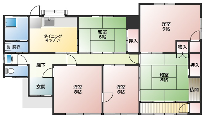 【間取り】 | 宇土市網津町 | ☆間取り図☆　※簡略図のため現況優先です