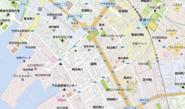 【地図】 | 明治町1丁目貸家