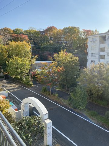 緑豊かな住環境な街並みがバルコニーが眺められます