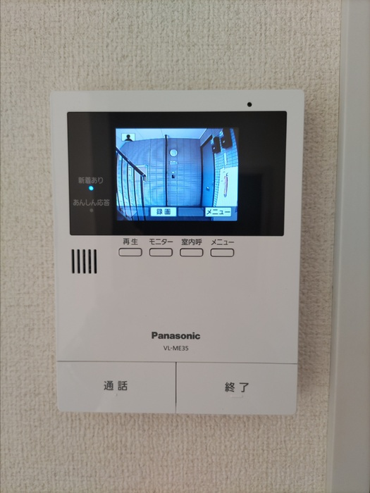 合志市須屋のアパートのセキュリティ