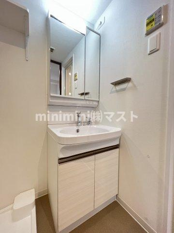 エグゼ難波WESTリバーの洗面所