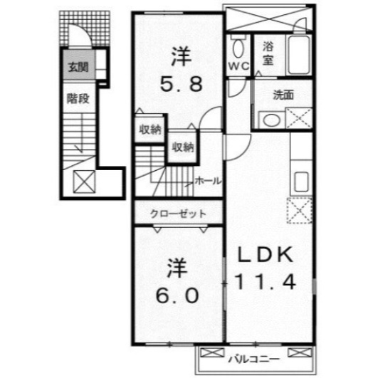 【間取り】 | マードレＣ