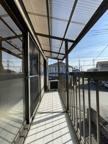 コーポ倉島のバルコニー