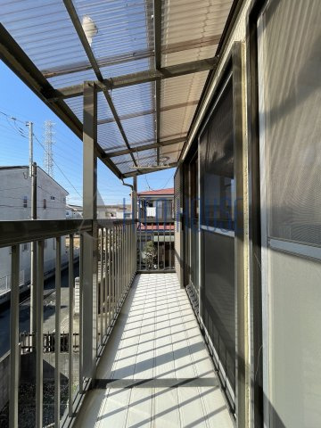 コーポ倉島のバルコニー