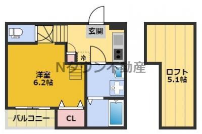 【間取り】 | ハーモニーテラス並木 | 間取りです。